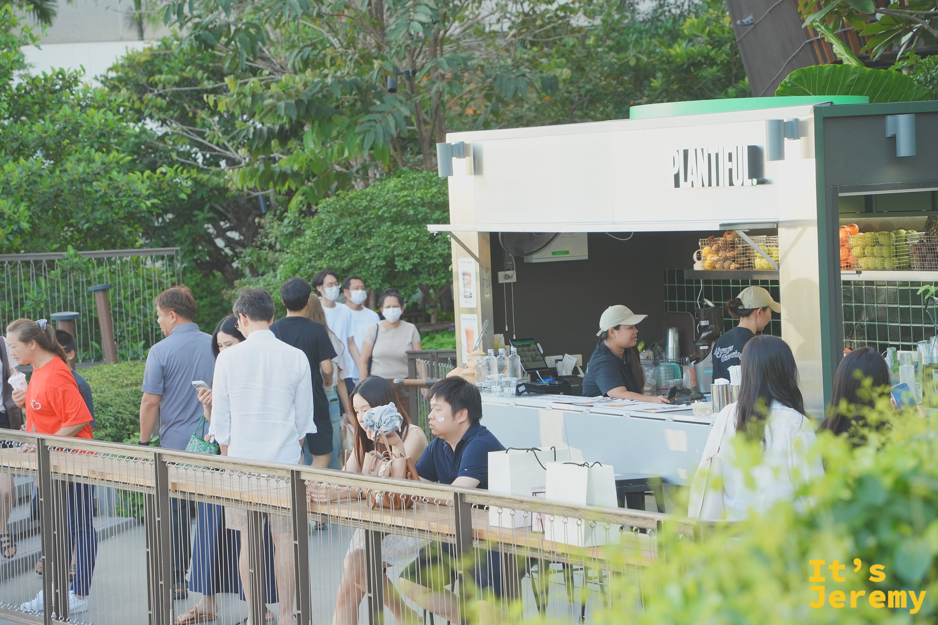 觀景台中的咖啡店