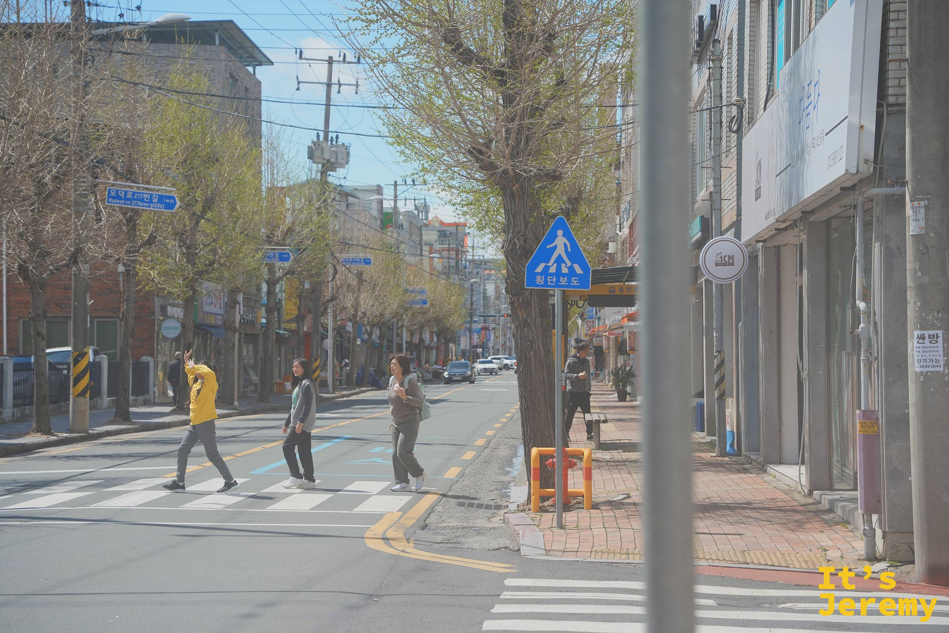 晉州市區街景,조마루附近的巷弄氛圍